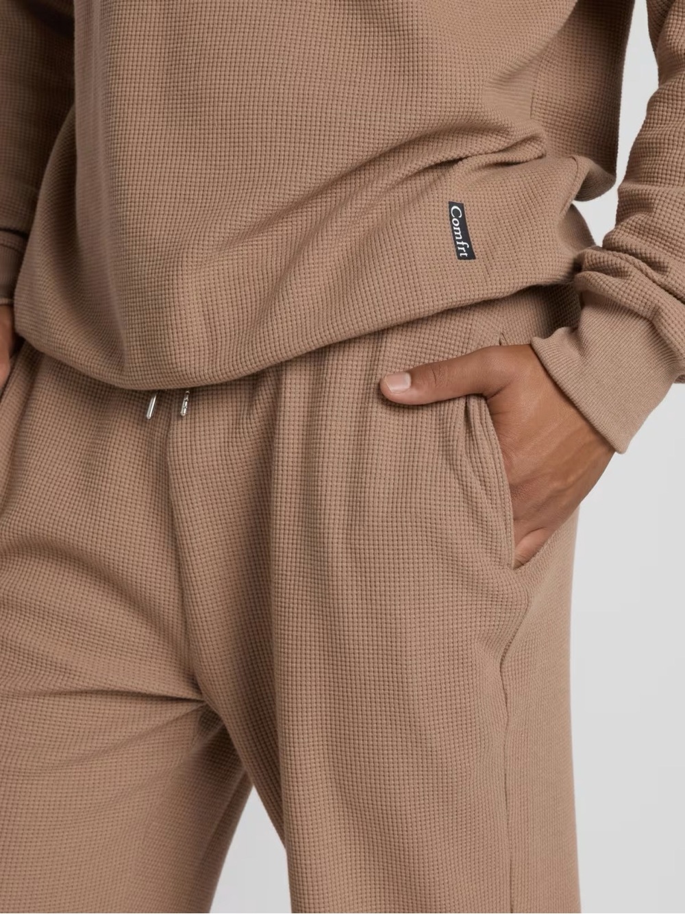Comfrt Waffle Lounge Pant - Picture 2 of 11